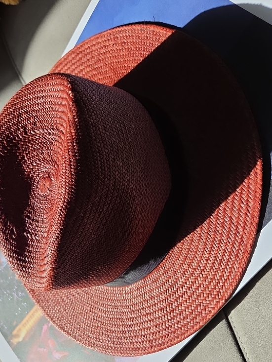 Classic Red Panama Hat. NWOT main image 8